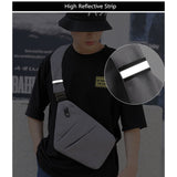 Side View of VentureShield™ Waterproof Chest Bag - Adjustable Strap Detail